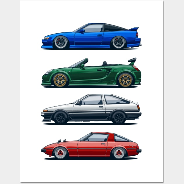 JDM legends Wall Art by Markaryan